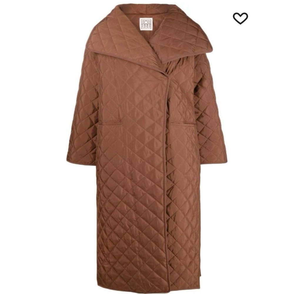 Toteme Brown Quilted Coat